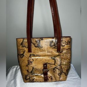 Patricia Nash Silvi Tote European Map Print